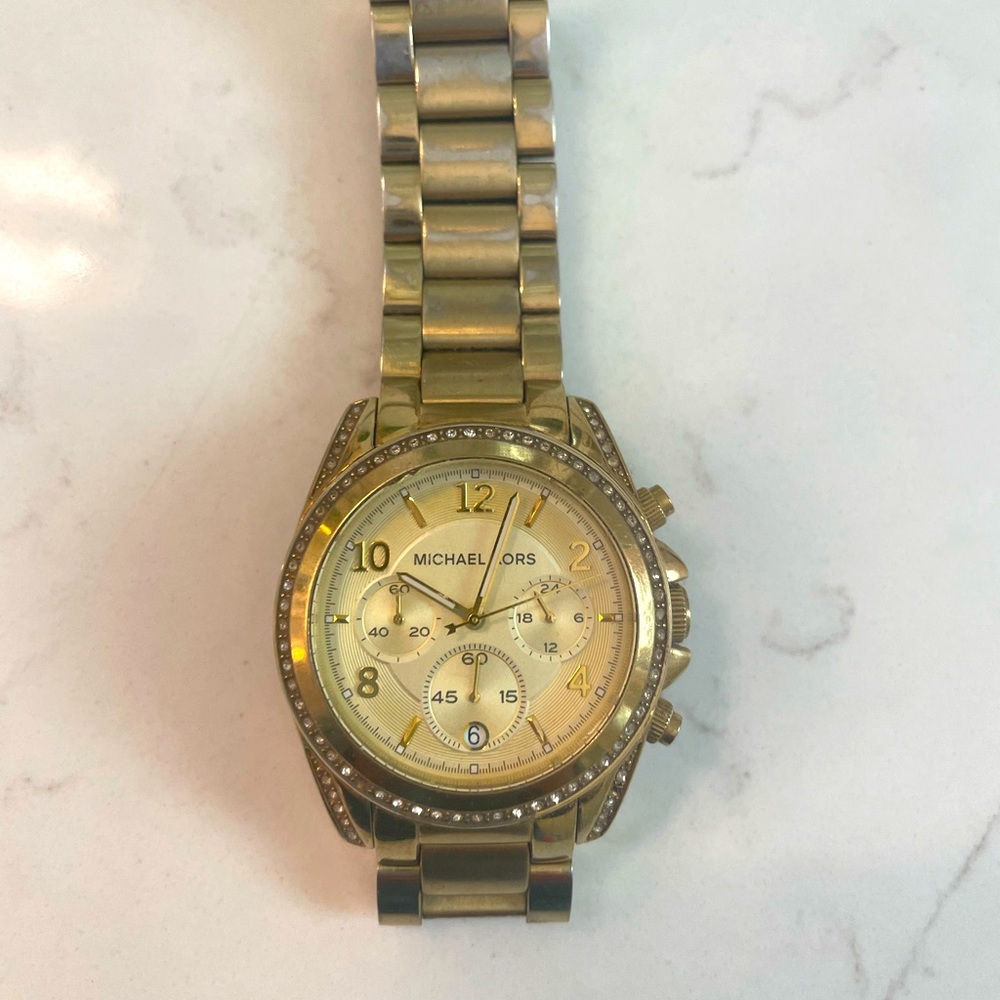 Gold Michael kors watch
